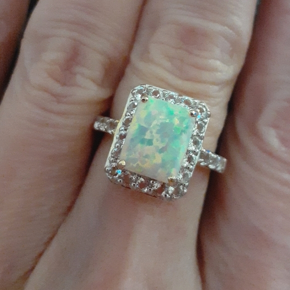 OPAL & SAPPHIRE RING - Picture 9 of 9